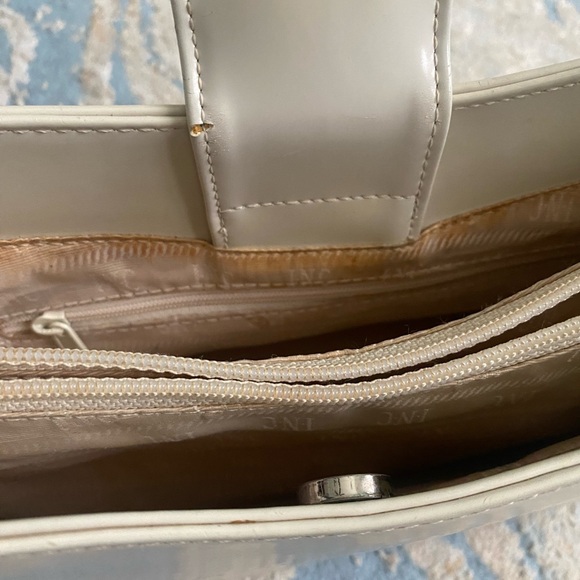 I.N.C Cream Handbag - Picture 6 of 7